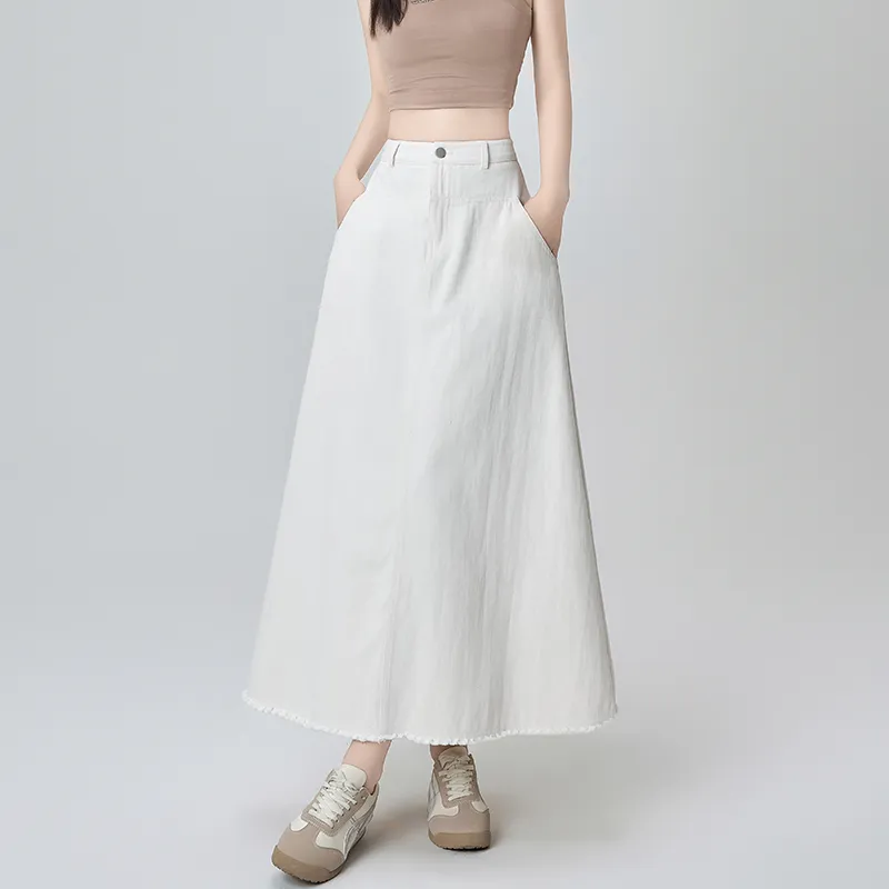 Mm Denim Long Skirts Women's-6