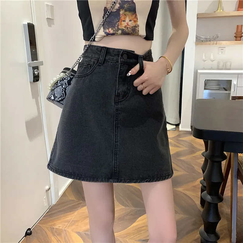 Mm Denim Short Skirts Women's-4