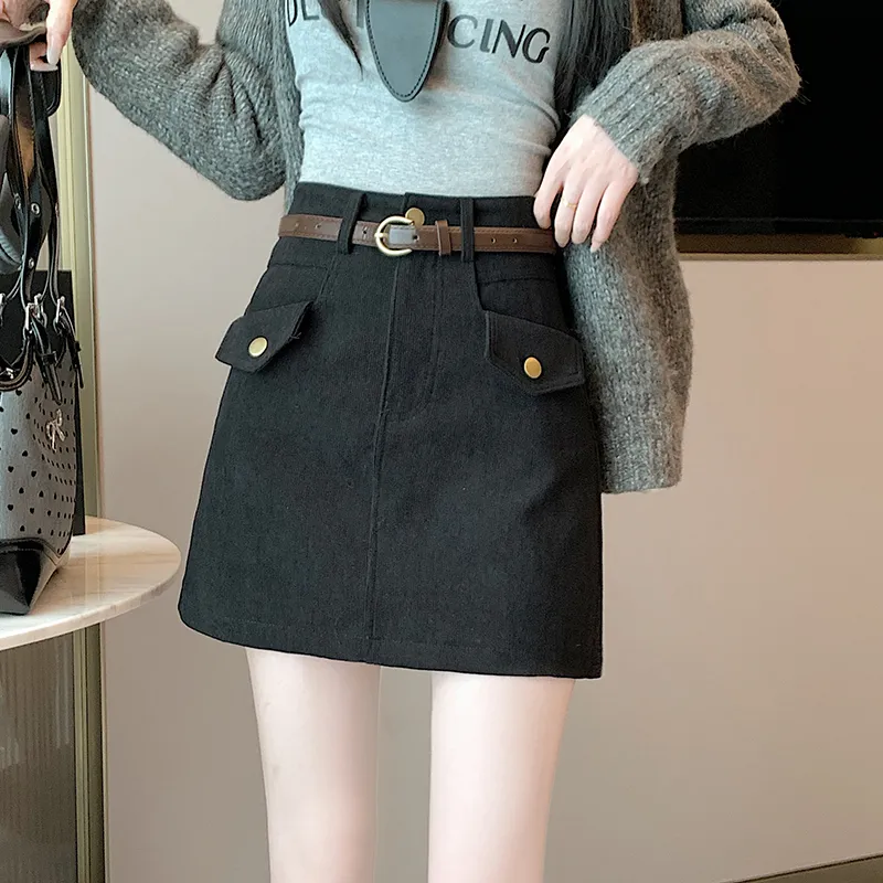 MM Casual Short Skirts For Fall And Winter Women's-6