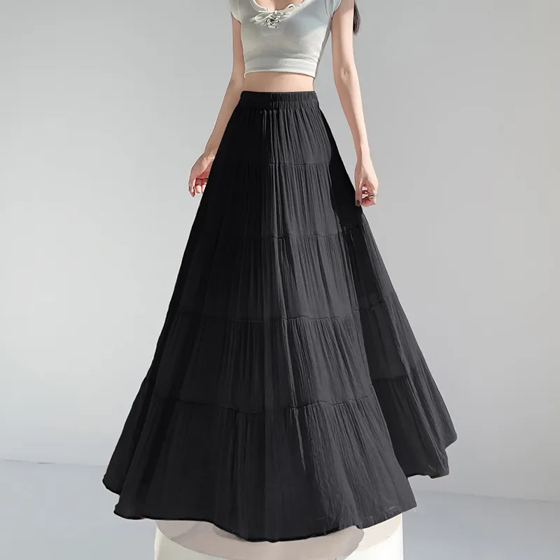 Mm Casual Long Skirts Women's-2