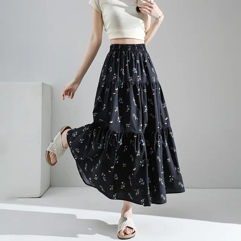 Mm Casual Long Skirts Women's-5