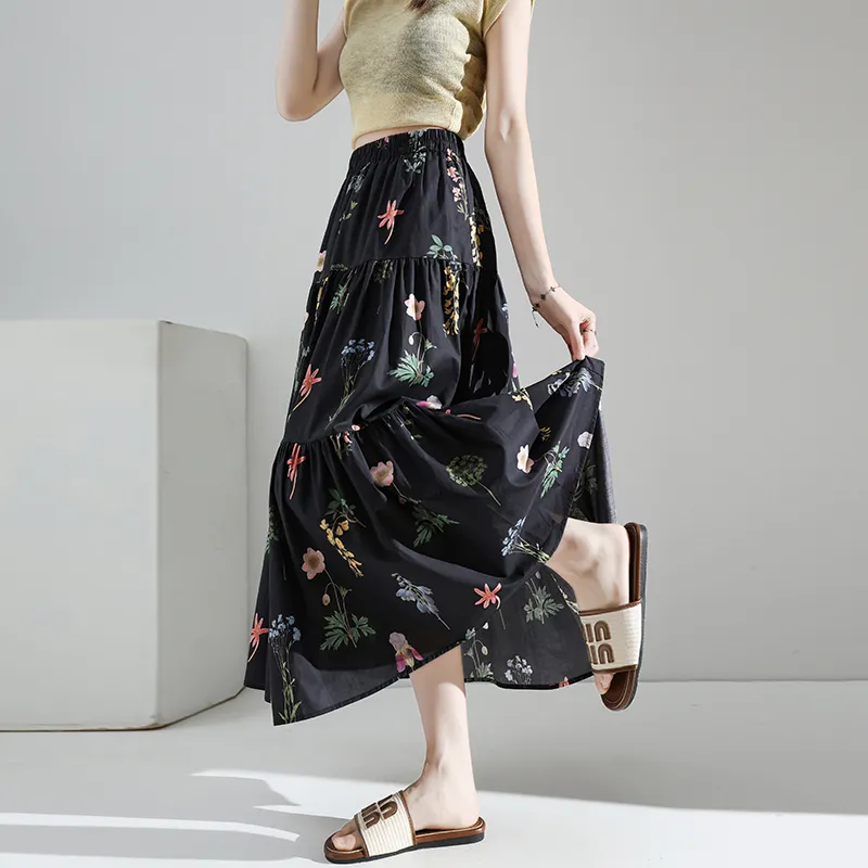 Mm Casual Long Skirts Women's-3