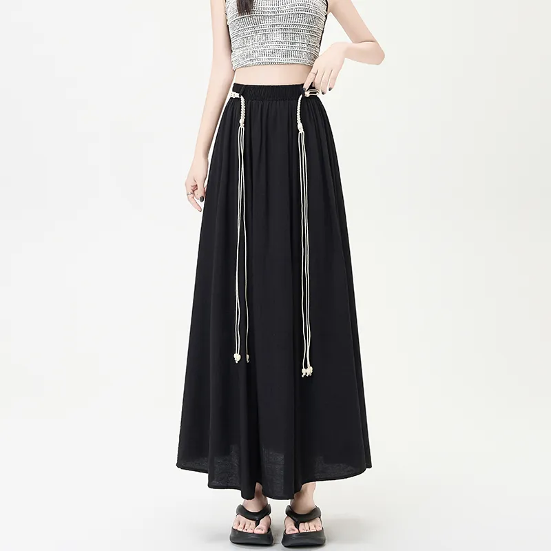 Mm Casual Long Skirts Women's-9