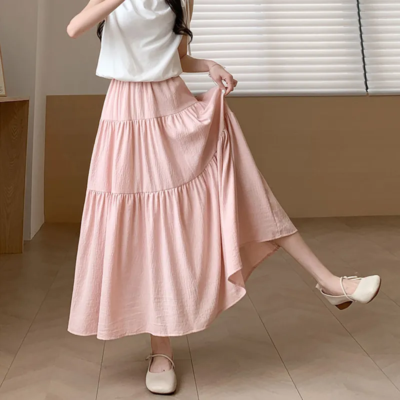 Mm Casual Long Skirts Women's-11