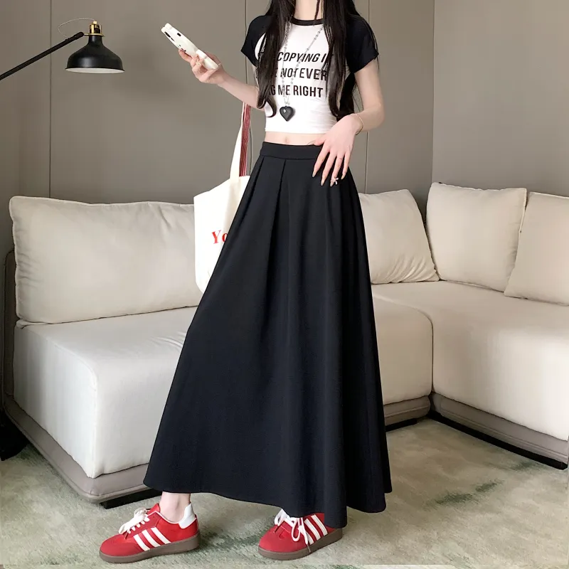 Mm Casual Long Skirts Women's-9