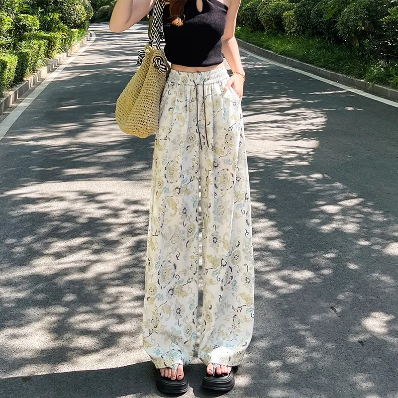 Mm Casual Pants Women's Sunflower-1
