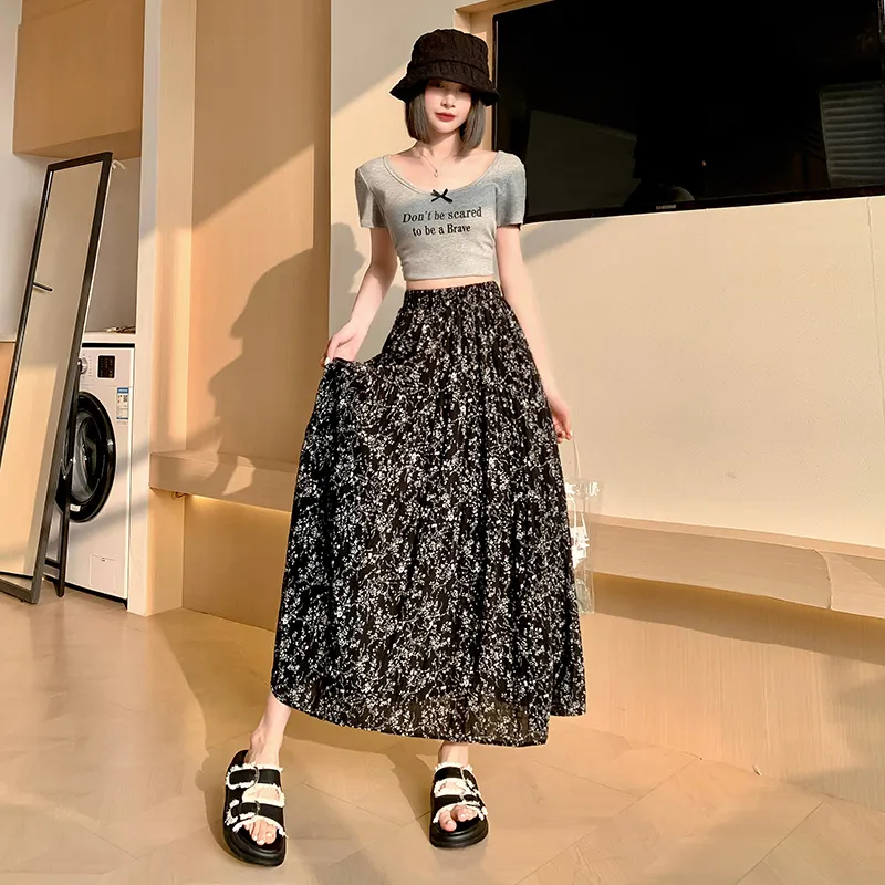 Mm Casual Long Skirts Women's-6