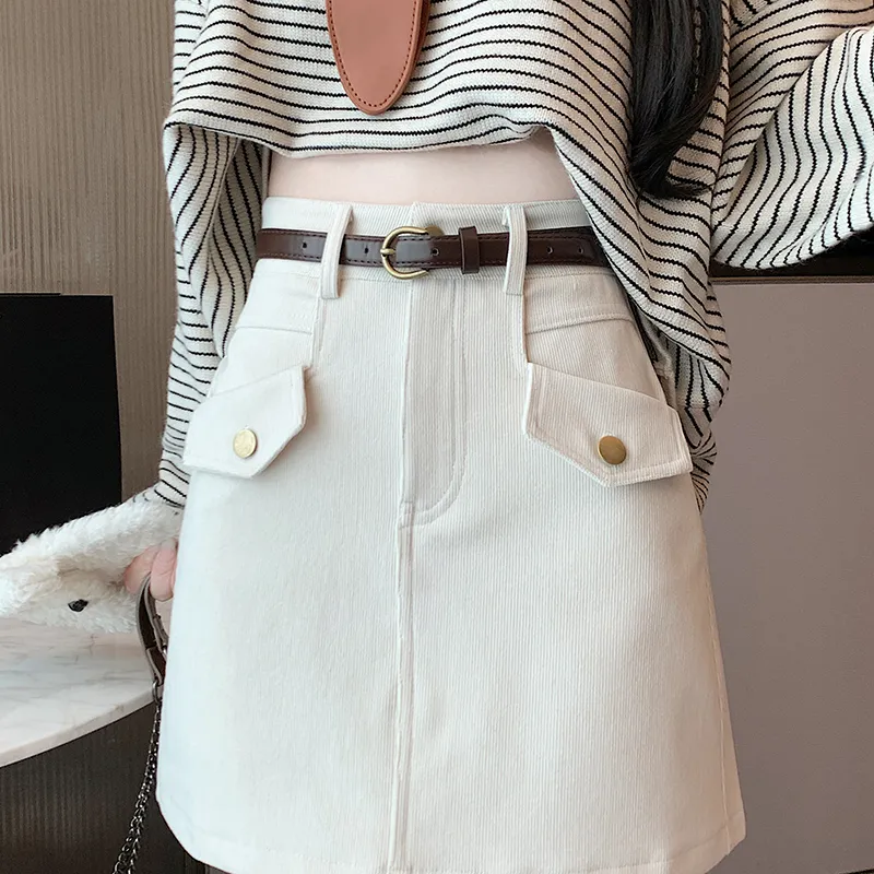 MM Casual Short Skirts For Fall And Winter Women's-11