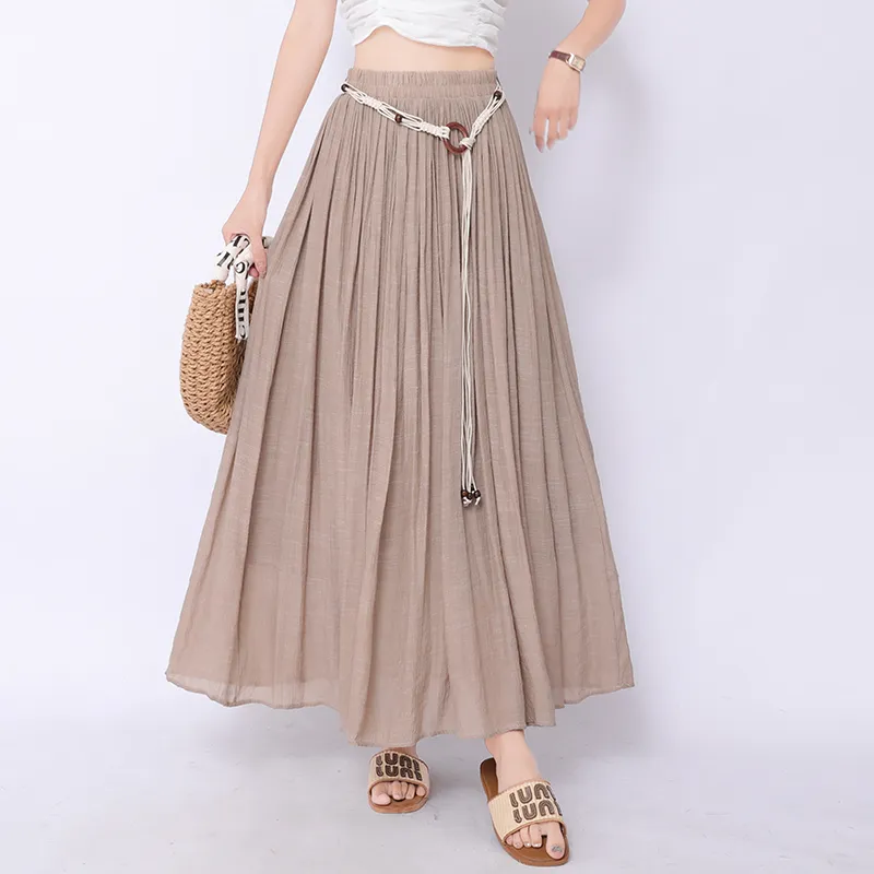 Mm Casual Long Skirts Women's-4