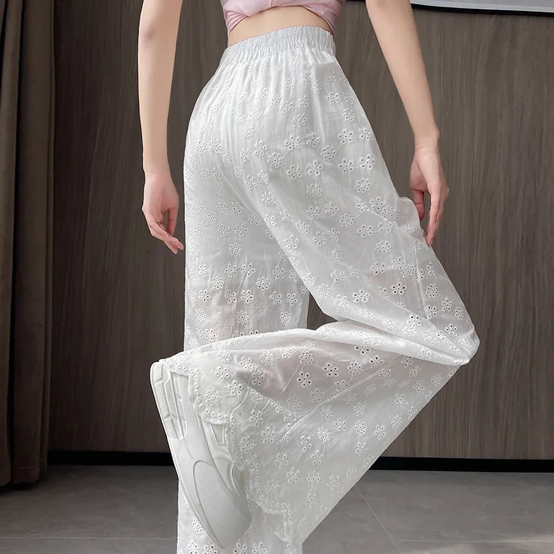 Mm Casual Pants Women's White-1
