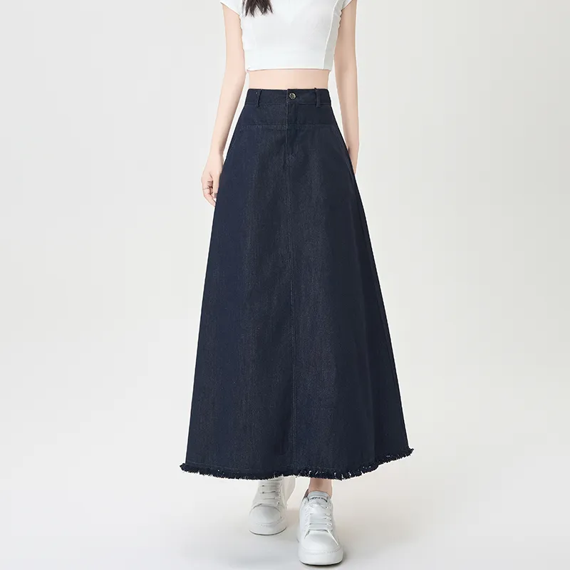 Mm Denim Long Skirts Women's-11