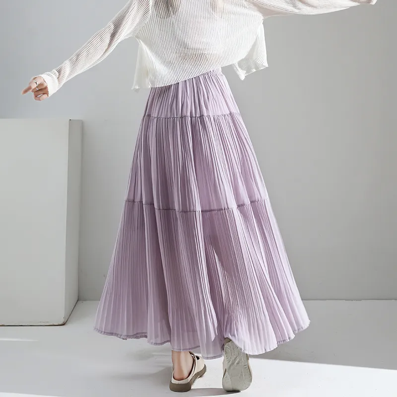 Mm Casual Long Skirts Women's-15