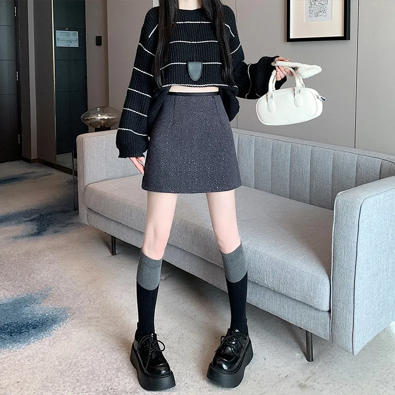 Mm Casual Short Skirts Women's-9