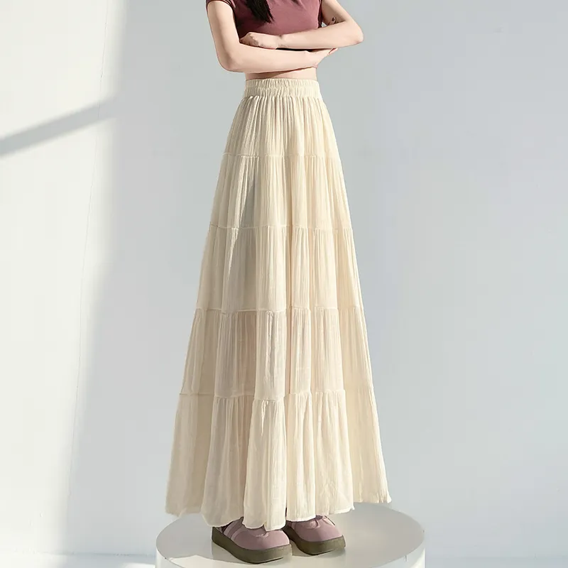 Mm Casual Long Skirts Women's-7