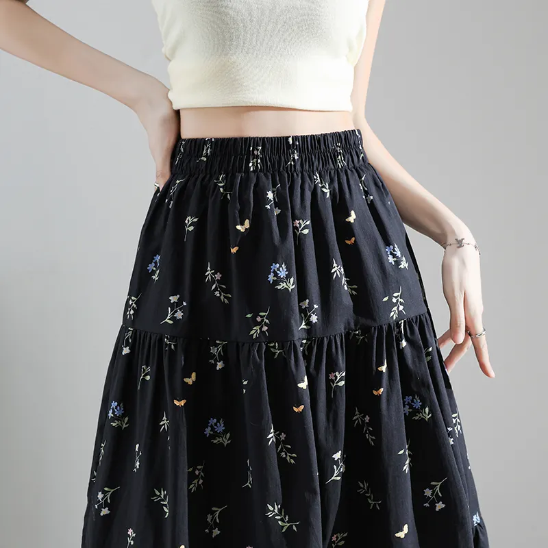 Mm Casual Long Skirts Women's-6