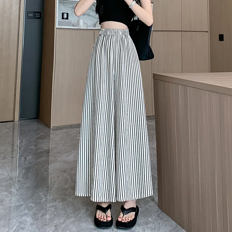Mm Casual Pants Women's Black/White-2