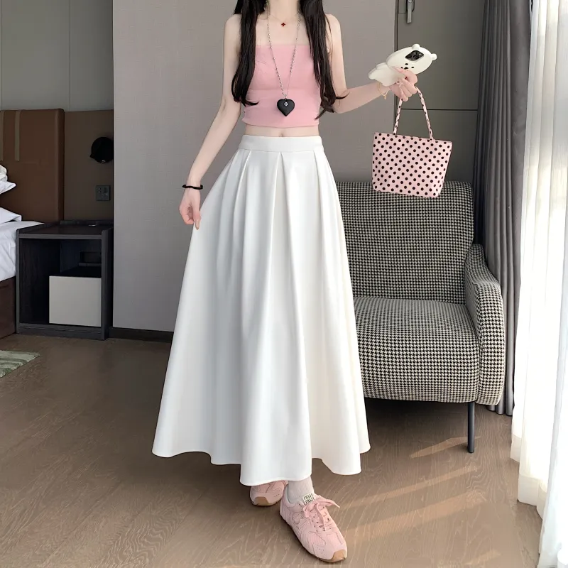 Mm Casual Long Skirts Women's-5