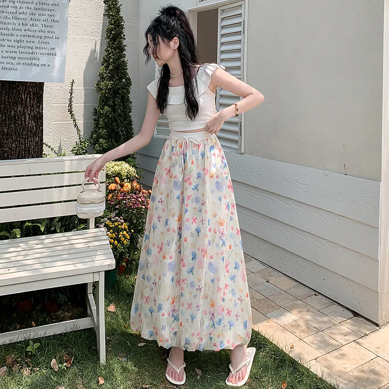 Mm Casual Long Skirts Women's Tulip Skirt-4