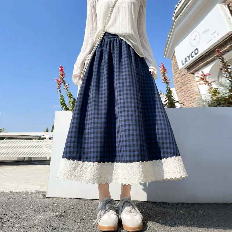 Mm Casual Long Skirts Women's-3