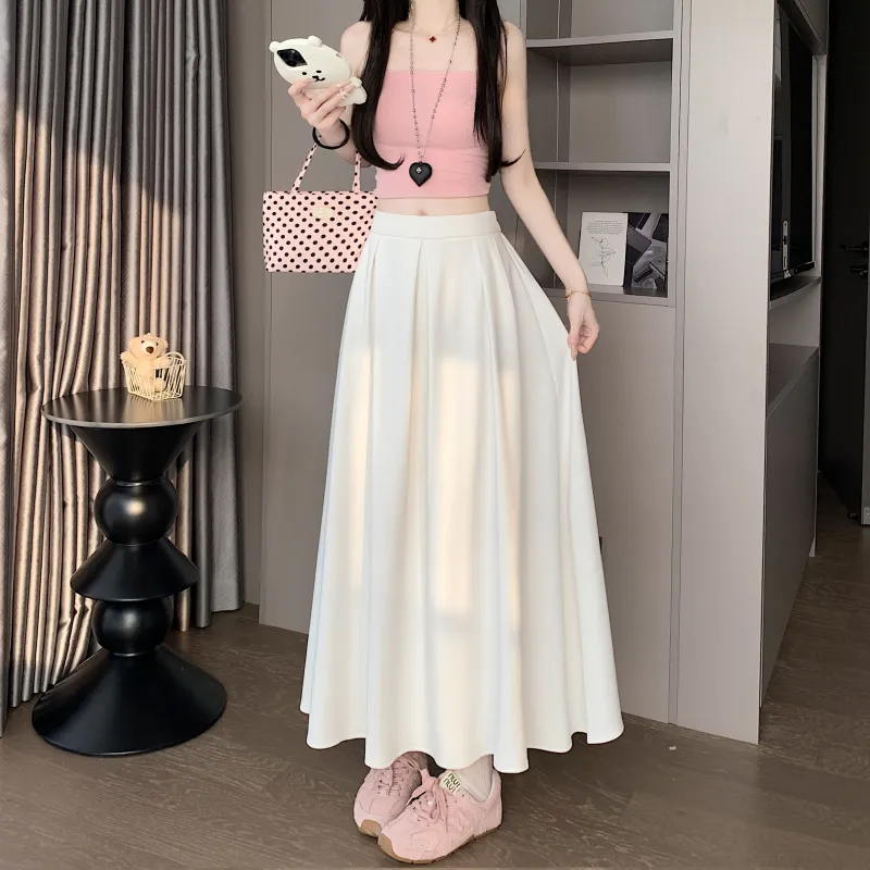 Mm Casual Long Skirts Women's-3