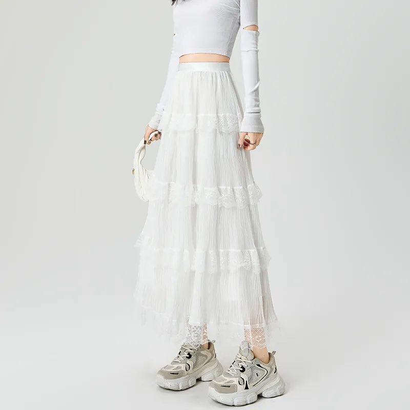 Mm Casual Long Skirts Women's-3