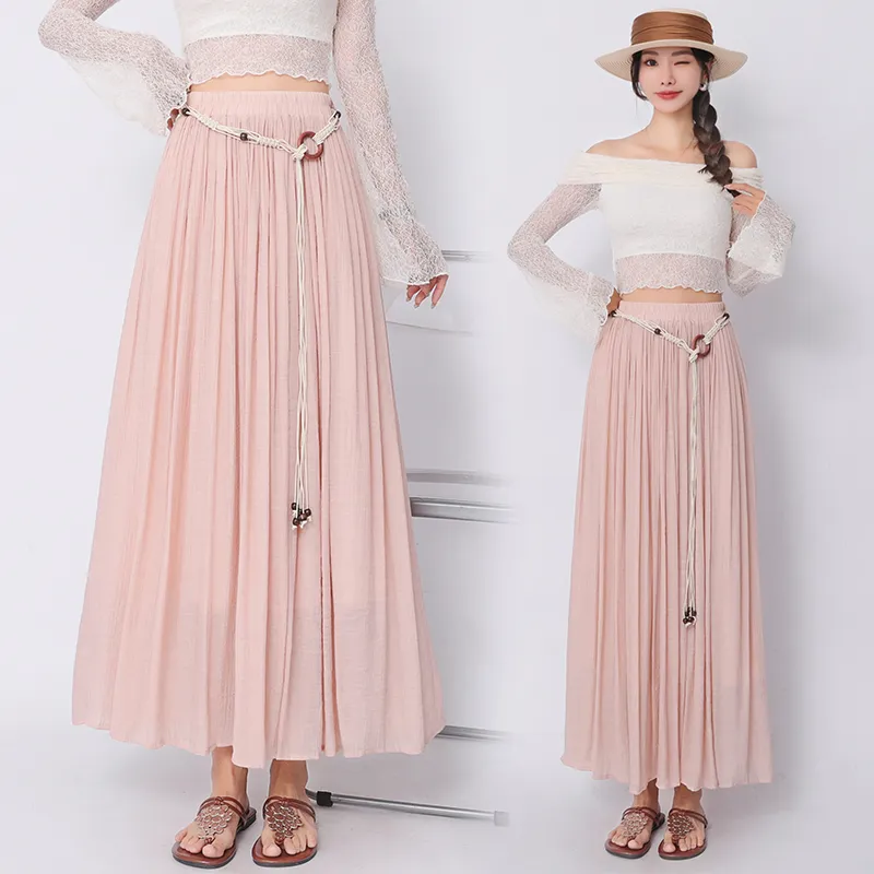 Mm Casual Long Skirts Women's-16