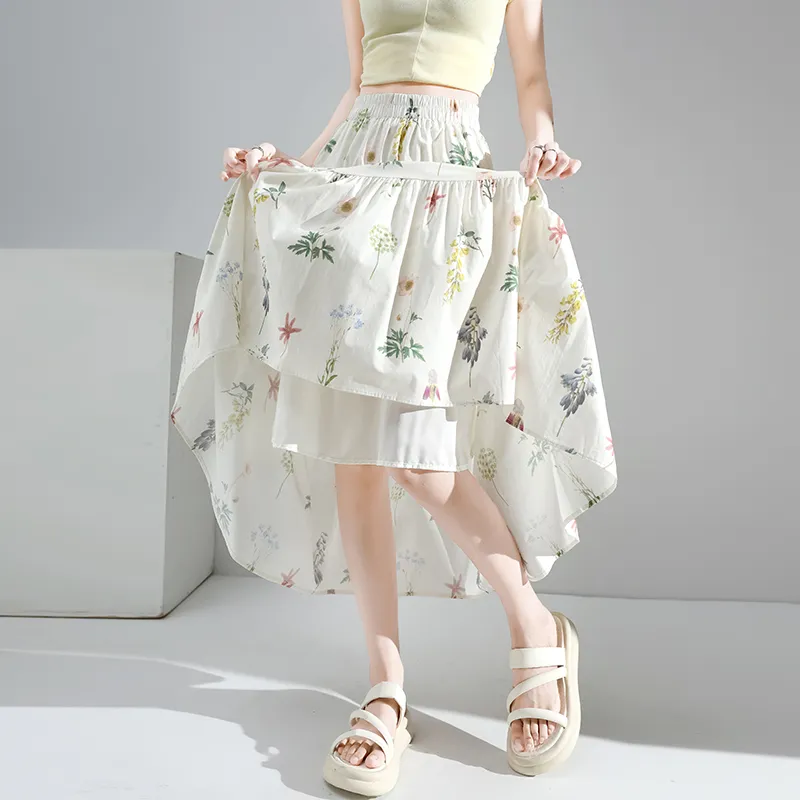 Mm Casual Long Skirts Women's-10