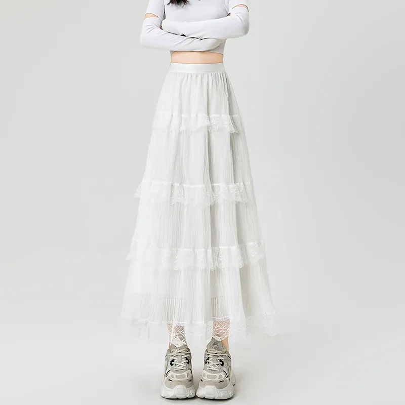 Mm Casual Long Skirts Women's-5