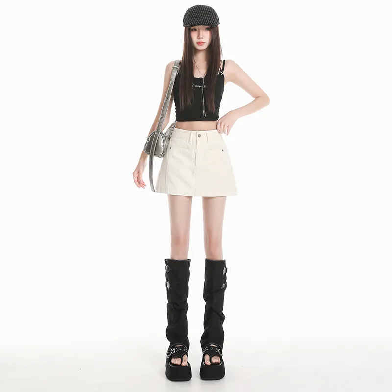 Mm Denim Short Skirts Women's-7