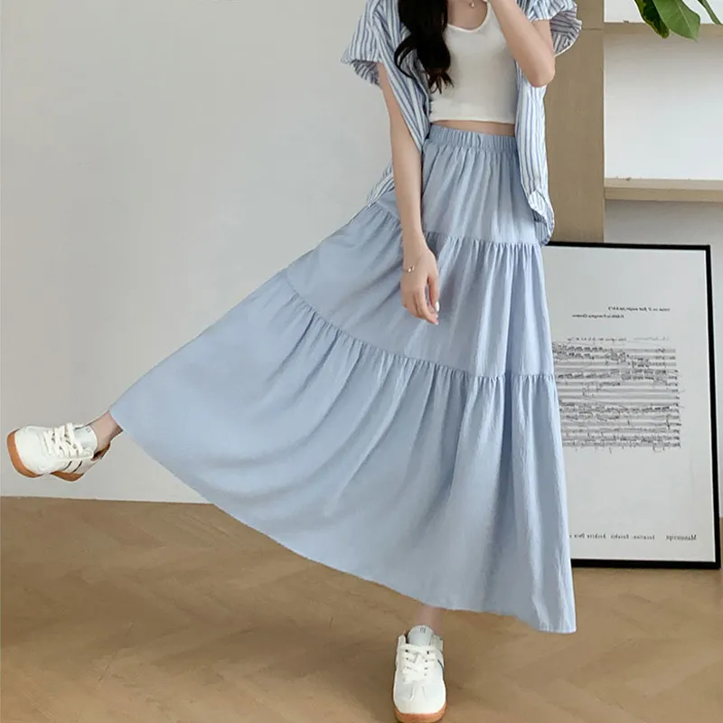 Mm Casual Long Skirts Women's-14