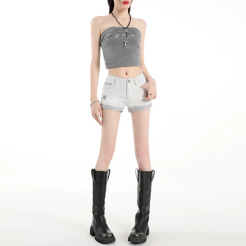 Mm Denim Shorts Women's-19