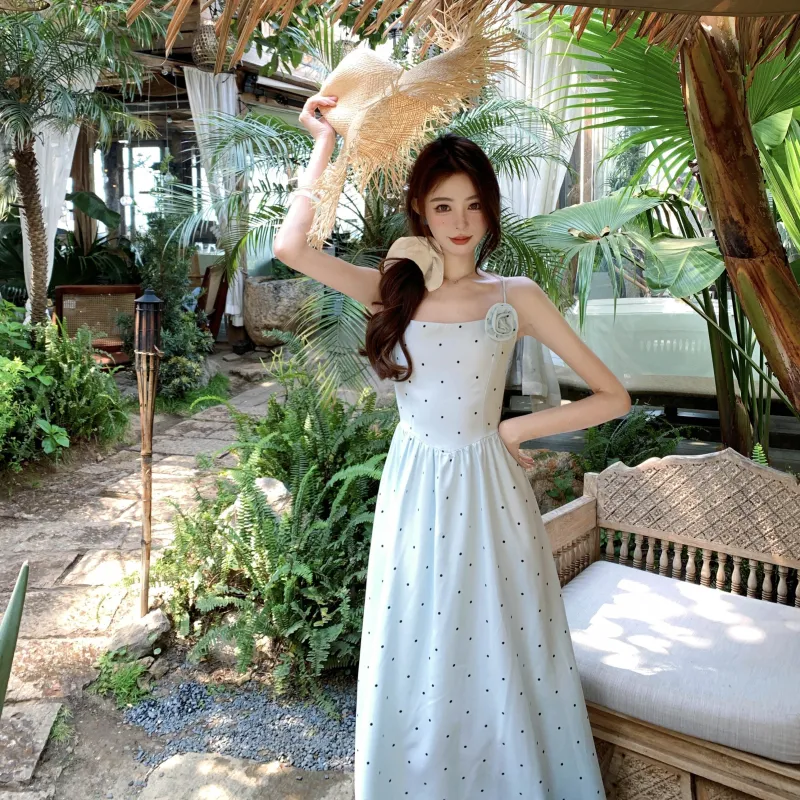 Mm Slip Dresses Women's Blue-5