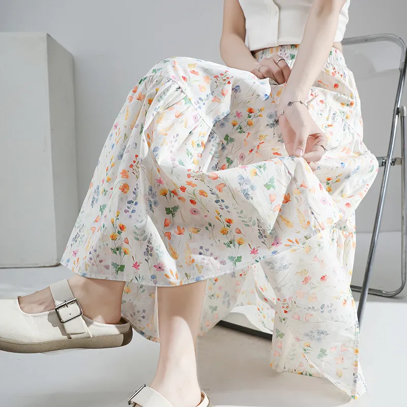 Mm Casual Long Skirts Women's-4