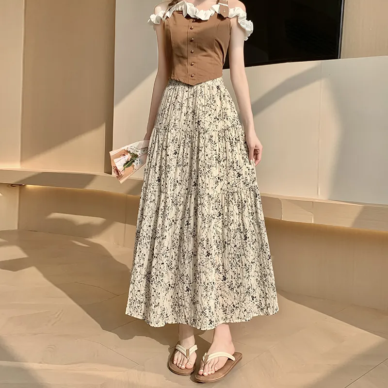 Mm Casual Long Skirts Women's-8