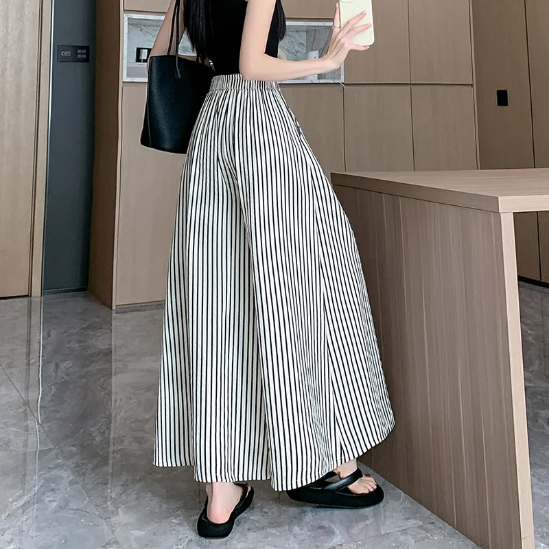Mm Casual Pants Women's Black/White-1