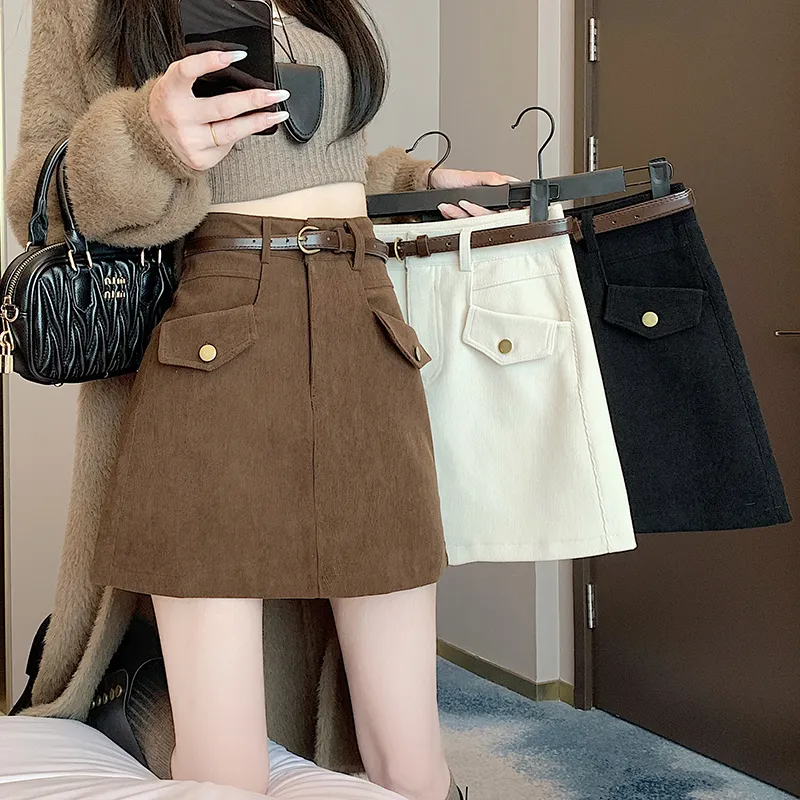 MM Casual Short Skirts For Fall And Winter Women's-15