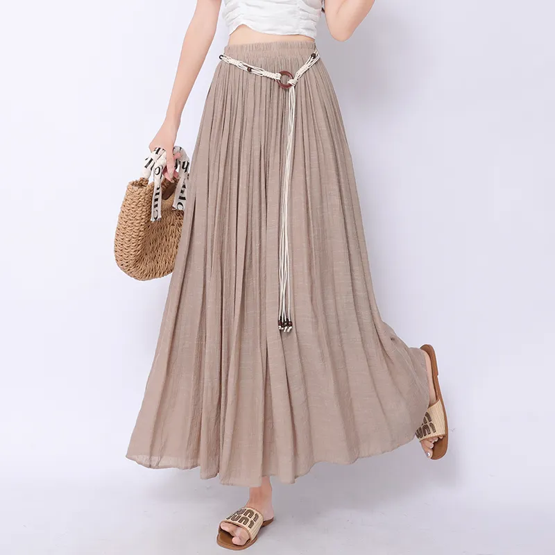 Mm Casual Long Skirts Women's-3