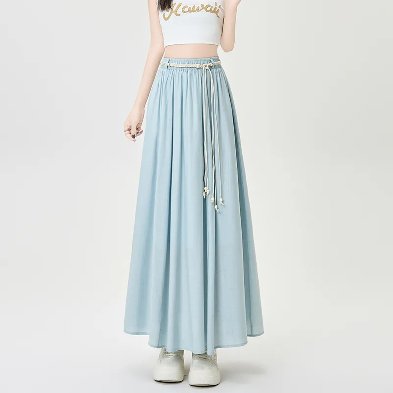 Mm Casual Long Skirts Women's-16