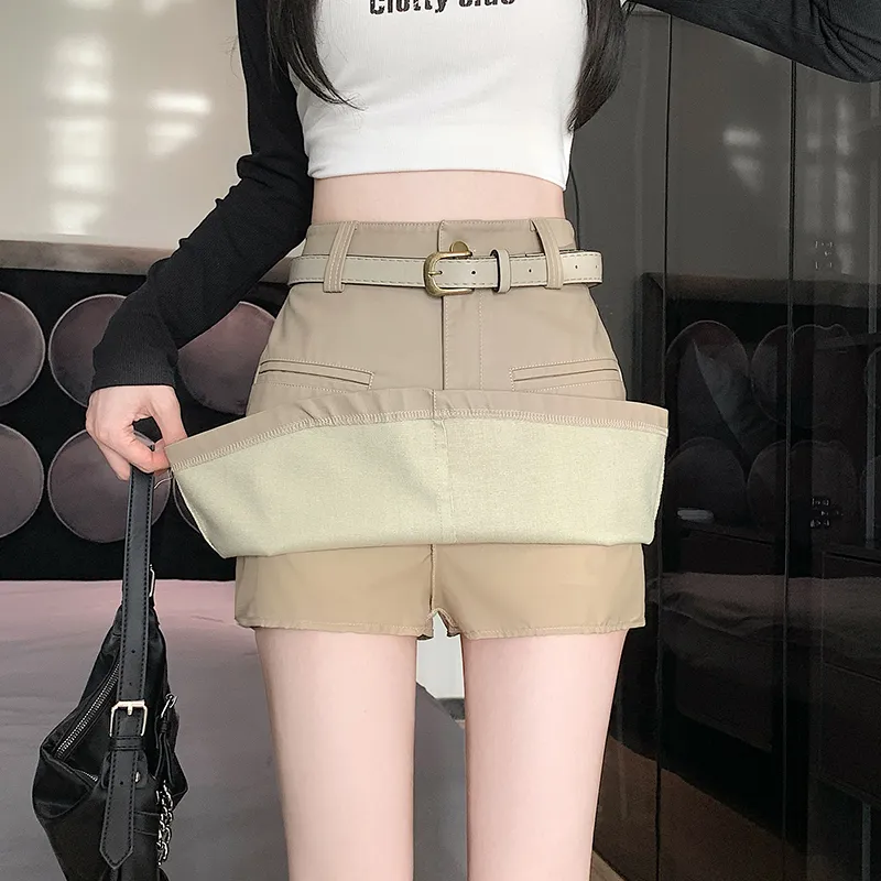 MM Leather Short Skirts Women's-11