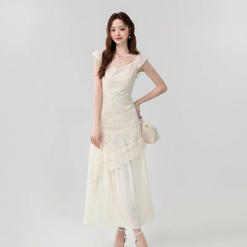 Mm Slip Dresses Women's Apricot-3