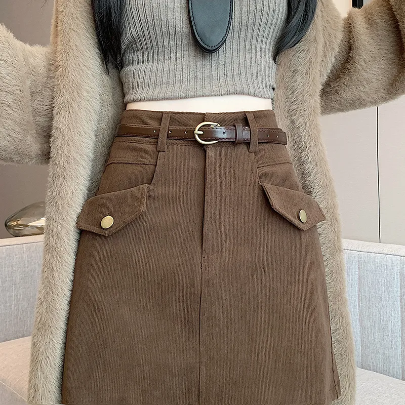 MM Casual Short Skirts For Fall And Winter Women's-18
