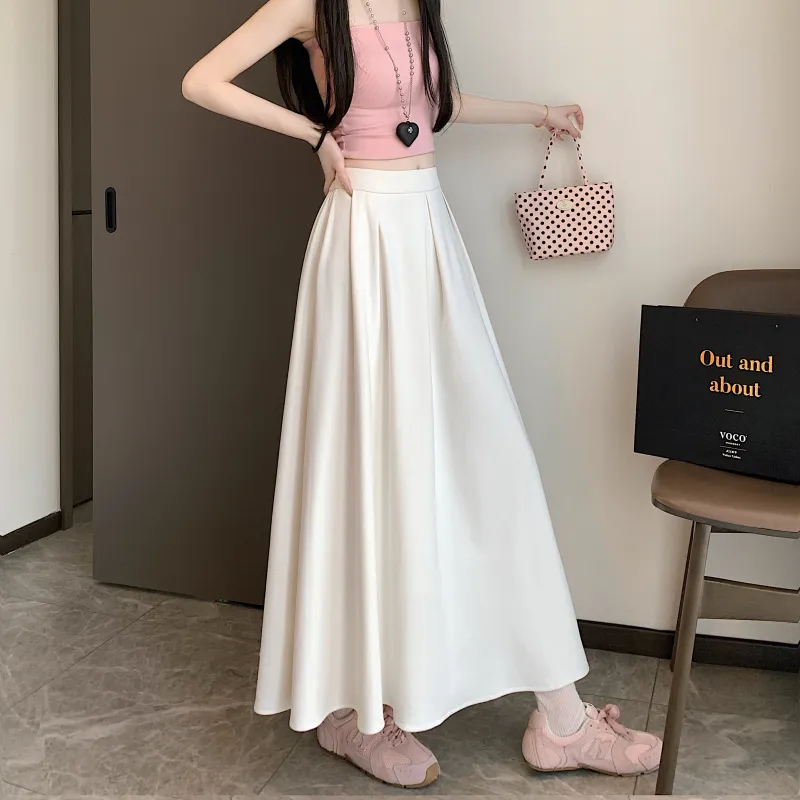 Mm Casual Long Skirts Women's-1