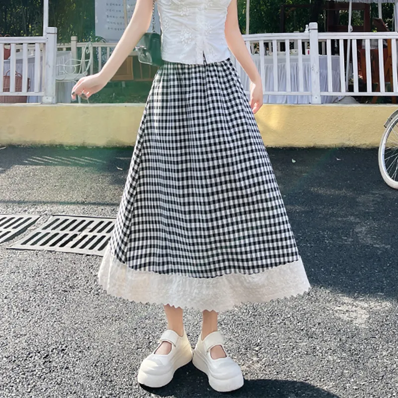 Mm Casual Long Skirts Women's-10