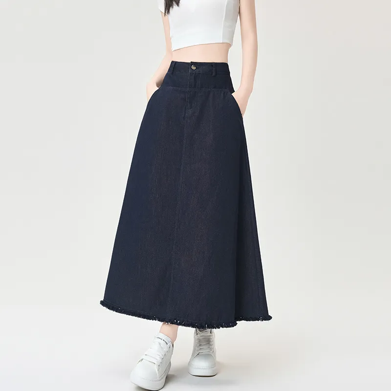 Mm Denim Long Skirts Women's-13