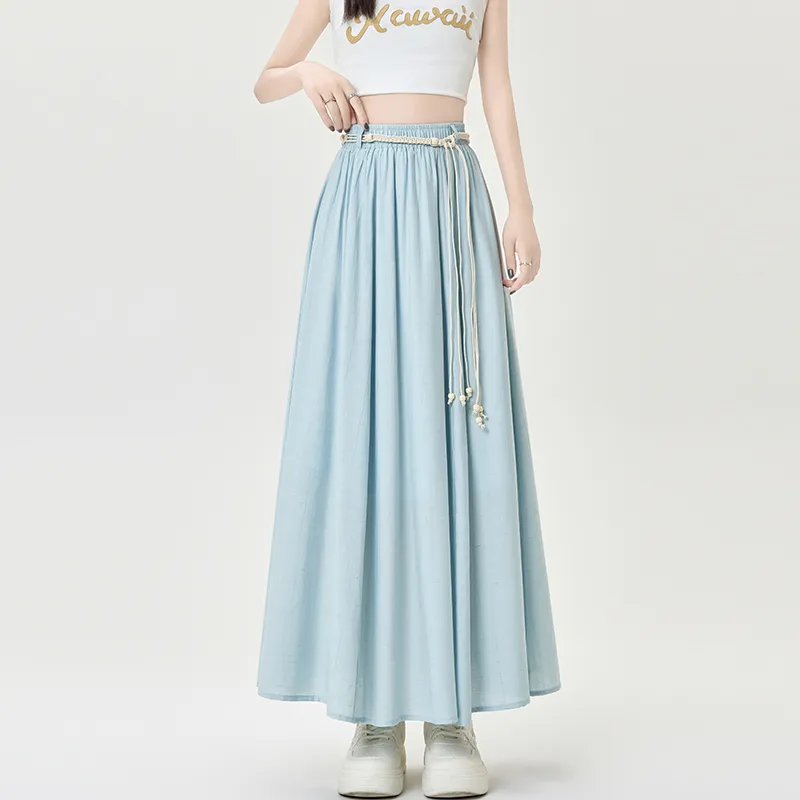 Mm Casual Long Skirts Women's-18