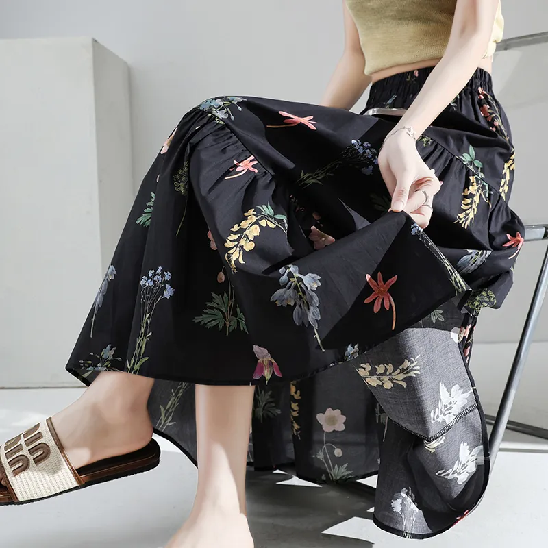Mm Casual Long Skirts Women's-5