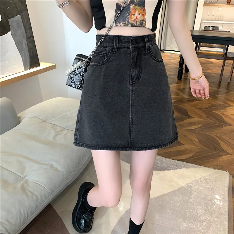 Mm Denim Short Skirts Women's-3