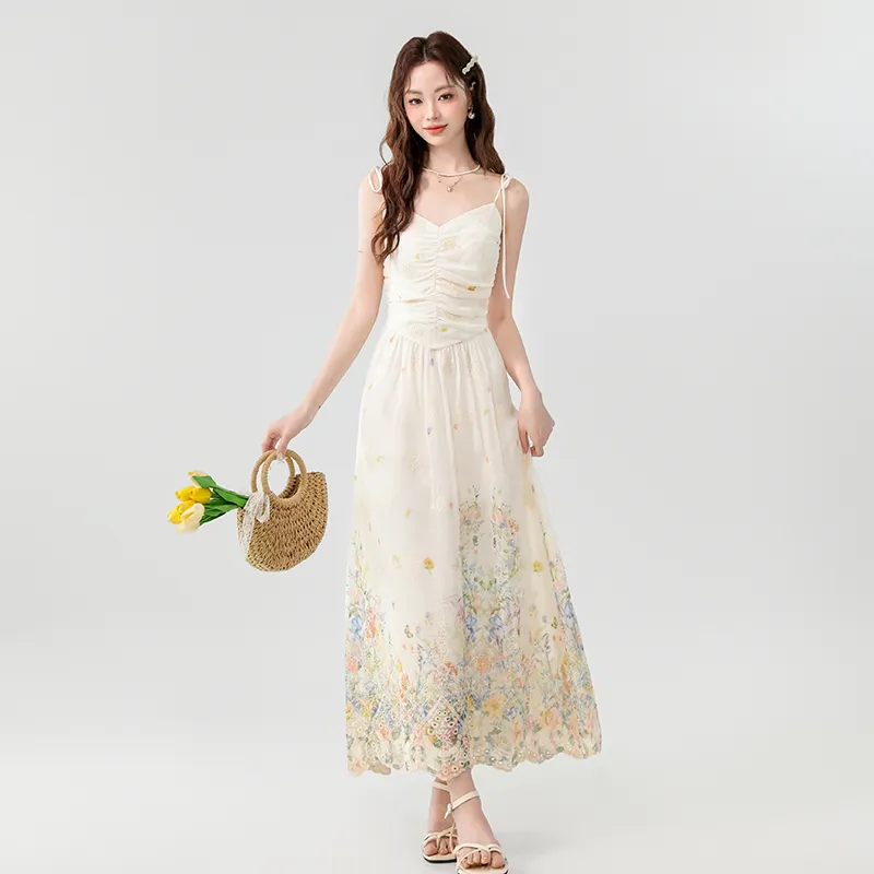 Mm Slip Dresses Women's Apricot-3