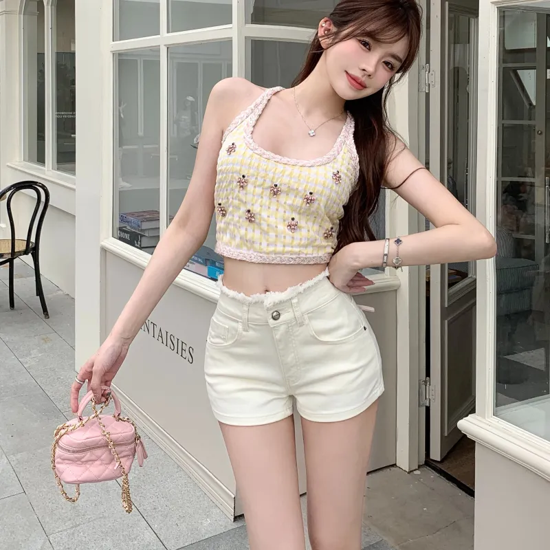 Mm Denim Shorts Women's-4