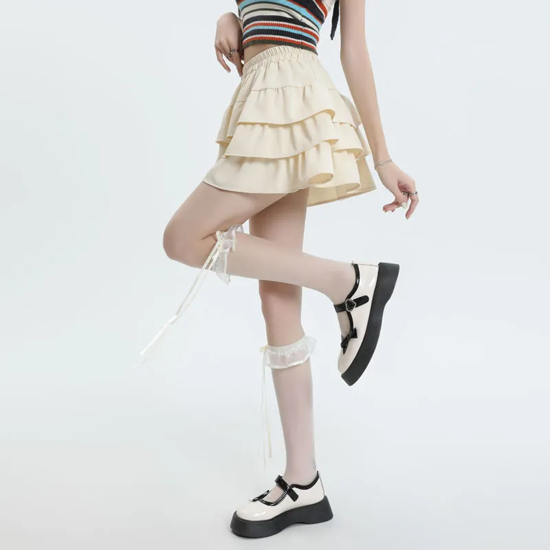 Mm Casual Short Skirts Women's-11